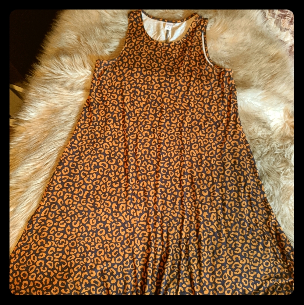 Leopard swing dress